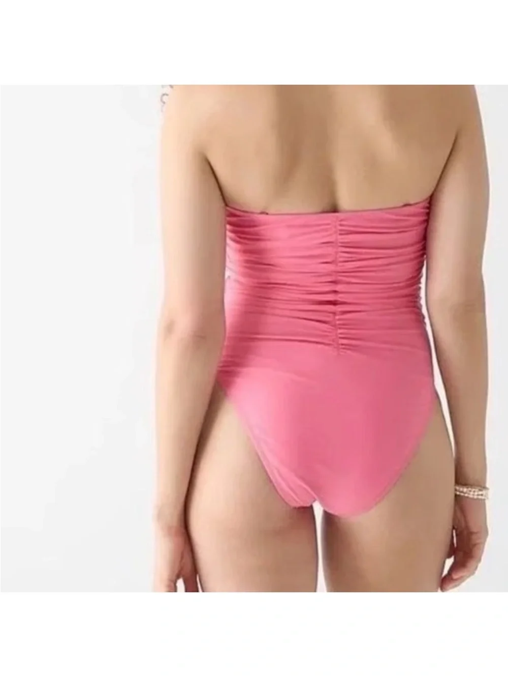 J. Crew Ruched Sweetheart One-piece Swimsuit NWT size 10 BF176